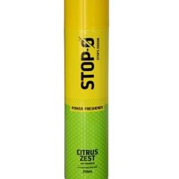 STOP-O AIR FRESHENER CITRUS ZEST 250ML