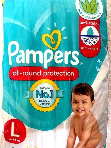Buy Pampers Active Baby Taped Diapers, Large size diapers, (L) 50 count,  taped style custom fit & Pampers Premium Care Pants, Large size baby diapers  (L), 44 Count, Softest ever Pampers pants