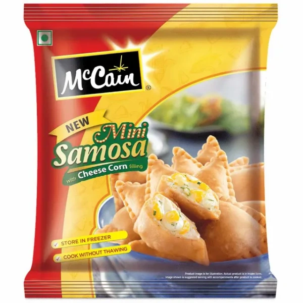 McCain MINI SAMOSA CHEESE CORN 240 GM