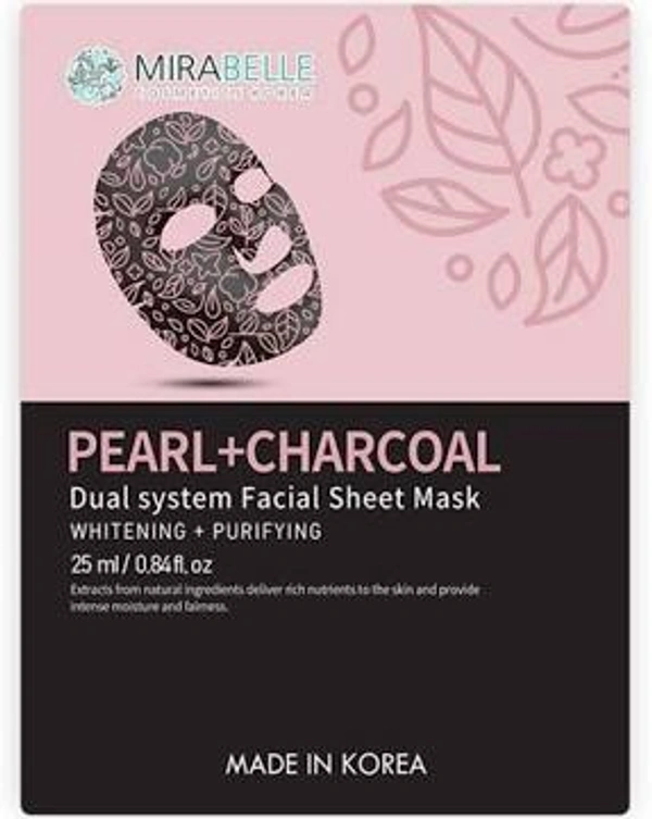 MIRABELLE PEARL+CHARCOAL DUALSYS.FACE.SH.MASK