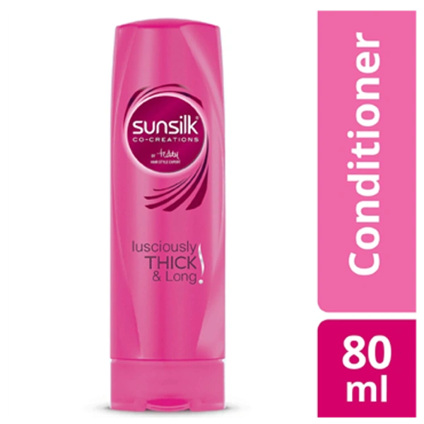 SUNSILK COND LUSC THICK&LONG 80ML