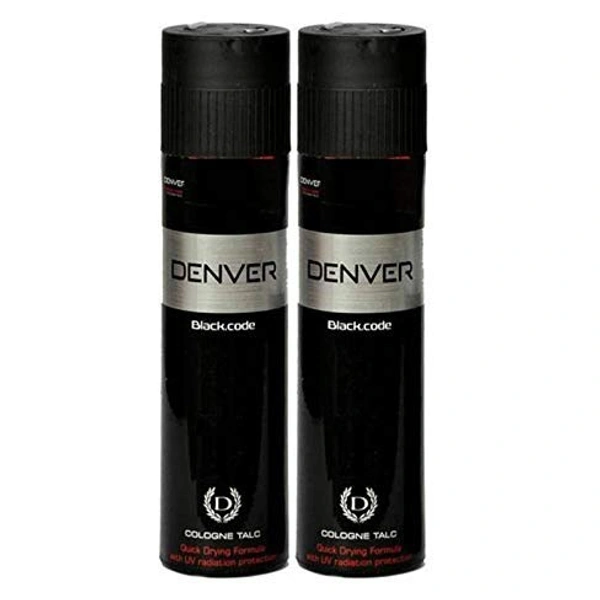 DENVER BLACK CODE TELCOME POWDER 100+100G