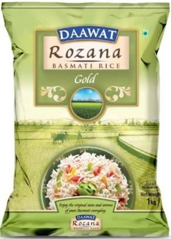DAWAT ROZANA GOLD BASMATI RICE 1KG