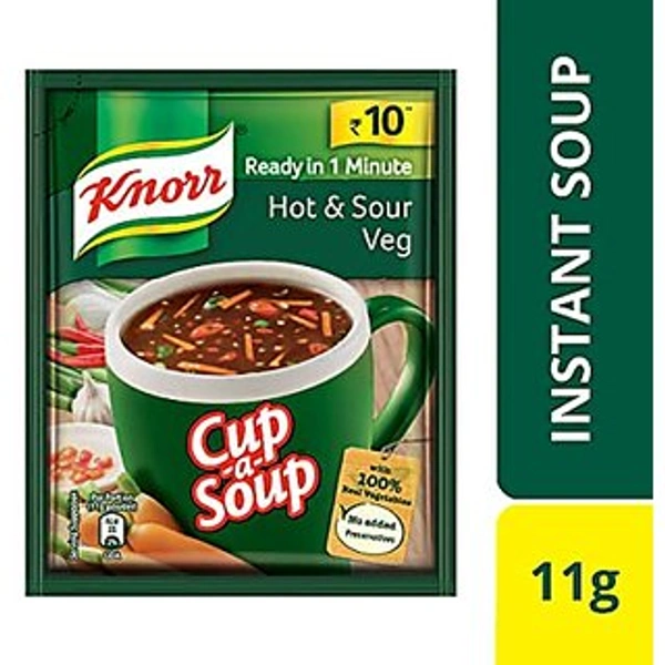 KNORR HOT & SOUR VEG SOUP 11G