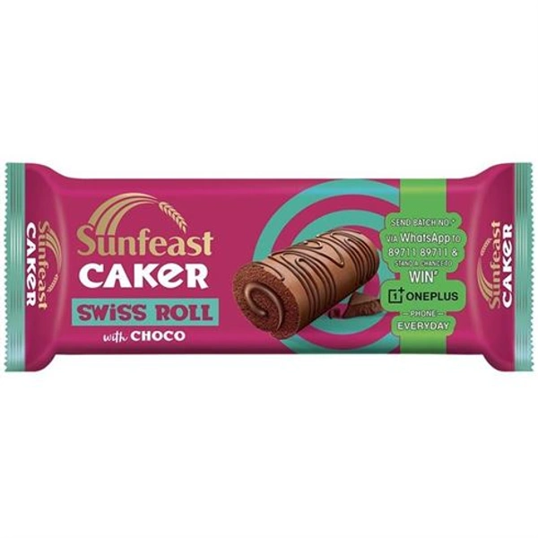 SUNFEAST CAKER SWISS ROLL 28G