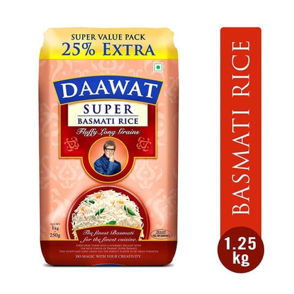 DAWAT SUPER BASMATI RICE 1KG+250G