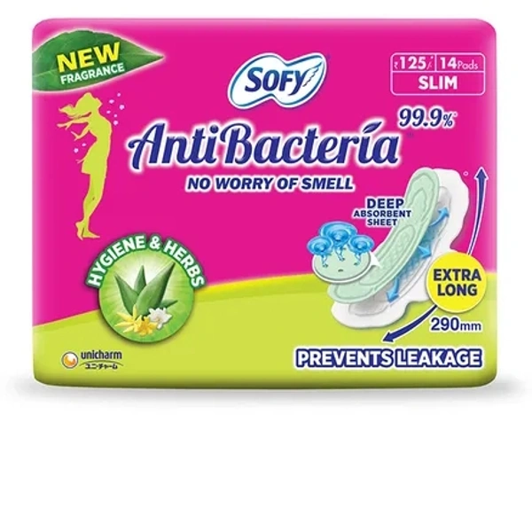 SOFY ANTI BACTERIA 290MM 15PADS