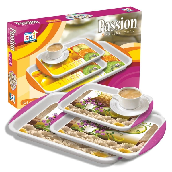 SKI TRAY PASSION 3PCS SET 1N