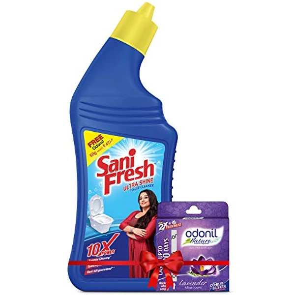 SANIFRESH TOILET CLEANER 1L+ODONIL50G