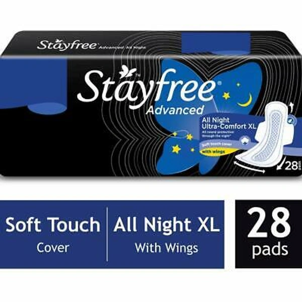 STAYFREE ADV. ALL NIGHT 28PADS XL