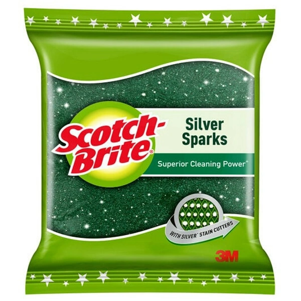 SCOTCH BRITE SILVER SPARKS 7*7.5CM 3M