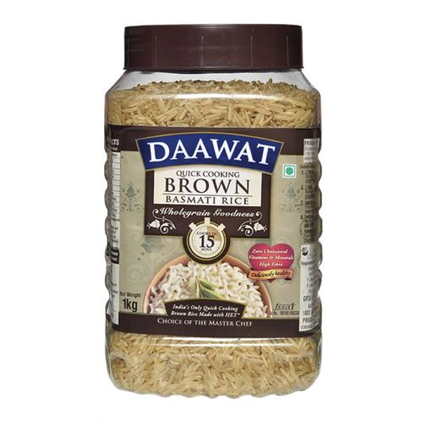 DAWAT BROWN BASMATI RICE JAR 1KG