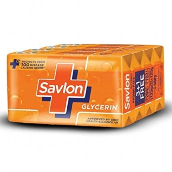 SAVLON SOAP GLYCERIN 75G*4+175ML HW