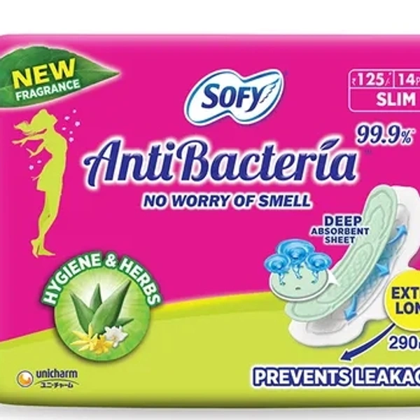SOFY ANTI BACTERIA 290MM 28 PADS