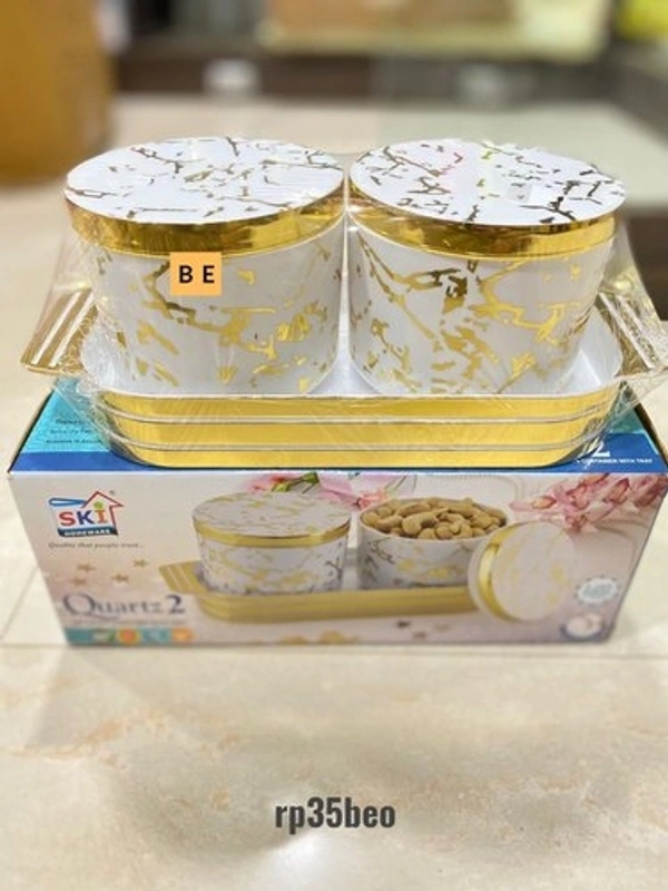 SKI QUARTZ 2 DRY FRUITS CONT.WITH TRAY