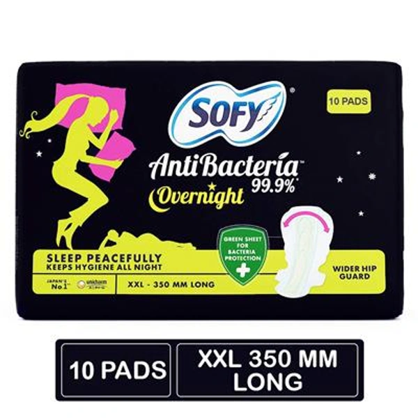 SOFY ANTI BACTERIA OVERNIGHT 10PADS