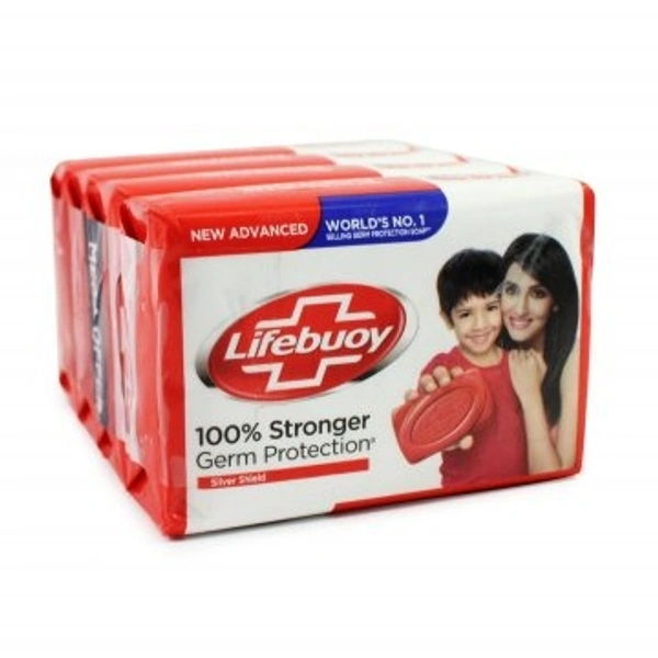LIFEBUOY SOAP SILVER SHIELD 4*52G