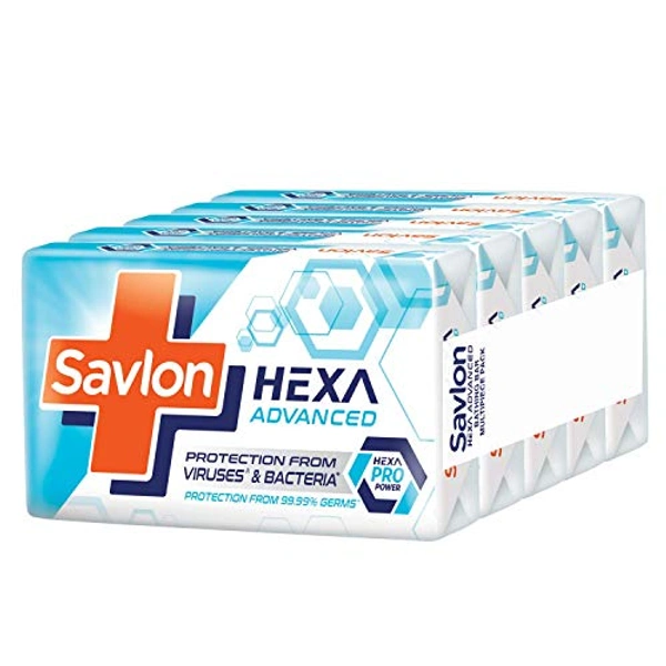SAVLON SOAP HEXA ADVANCED 5*125GM