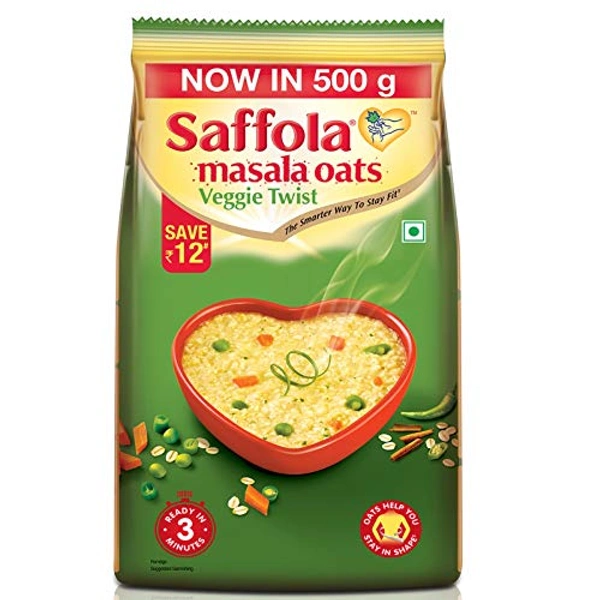 SAFFOLA MASALA OATS VEGGIE 500G