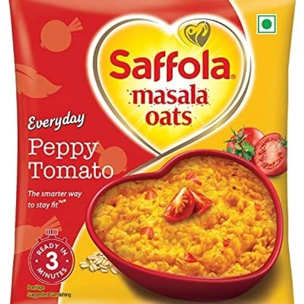 SAFFOLA OATS MASALA PEPPY TOMATO 38G