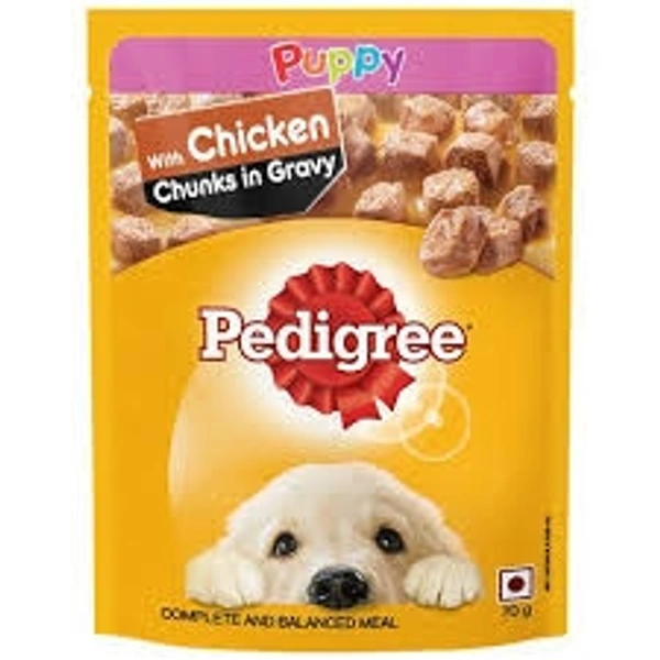 PEDIGREE PUPPY CHICKEN CHUNKS 70G