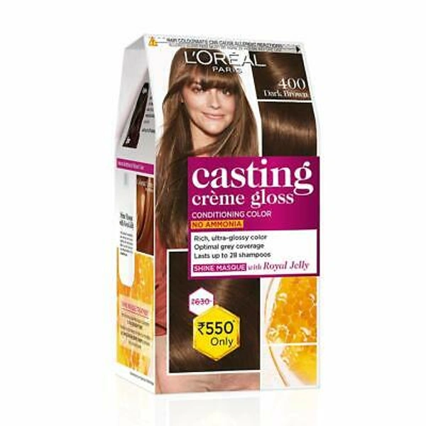 LOREAL CCG 400 DARK BROWN 87.5G+72ML