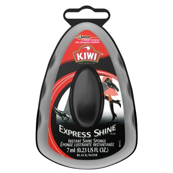 KIWI SHINE SPONGE BLACK 5ML