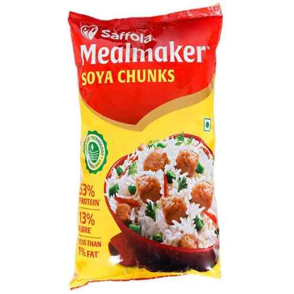 SAFFOLA MEAL MAKER SOYA CHUNKS 1KG