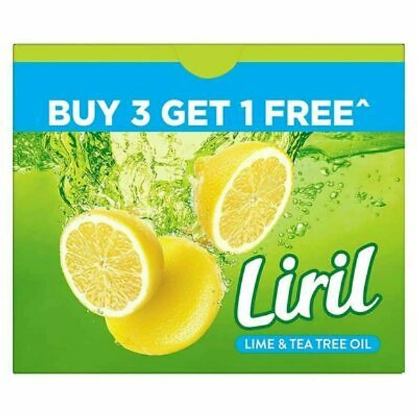 LIRIL SOAP LIME & TEA TREE OIL 3+1*125G