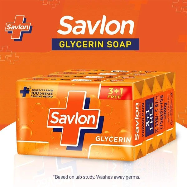SAVLON GLYCERIN SOAP 125*4