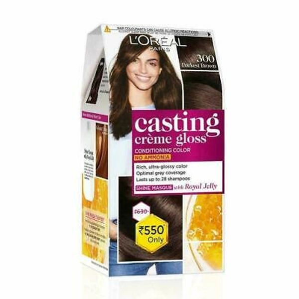 LOREAL CCG 300 DARKEST BROWN 87.5G+72ML