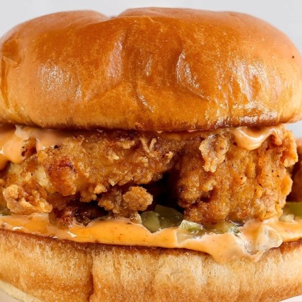 Italian Sausage Chicken Burger 