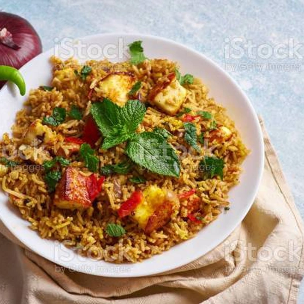 Afgani Paneer Tikka Biryani 