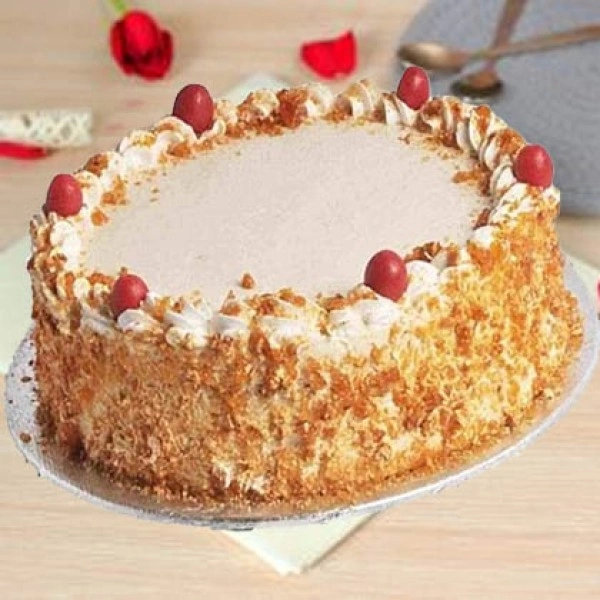 Butterscotch Crunchy Cake