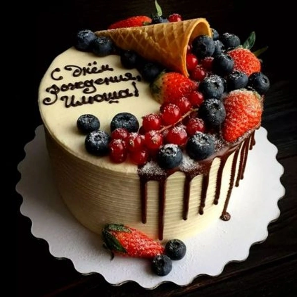 Strawberry Ice Cream Cake