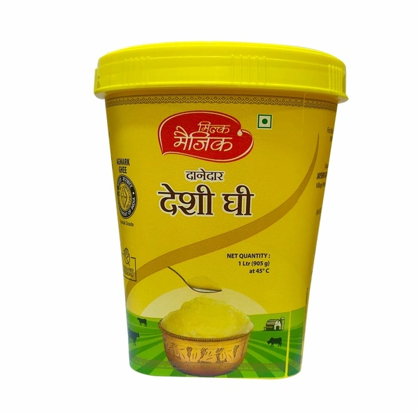 Milk Magic Danedar Ghee IML - 1 Ltr, Ghee
