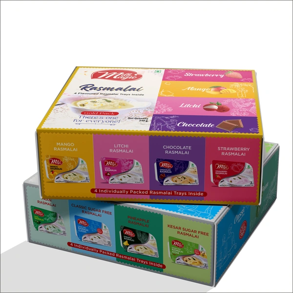 Milk Magic Rasmalai (Family Gold Pack) - 340 Gm, Sweets