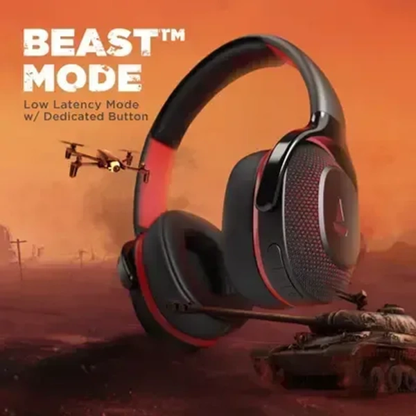 BOAT Boat Rockerz 425 w/ 25 Hrs Playtime,40 mm Drivers, BEAST Mode , ENX Tech & Dual Pairing Bluetooth (Active Black, On the Ear)