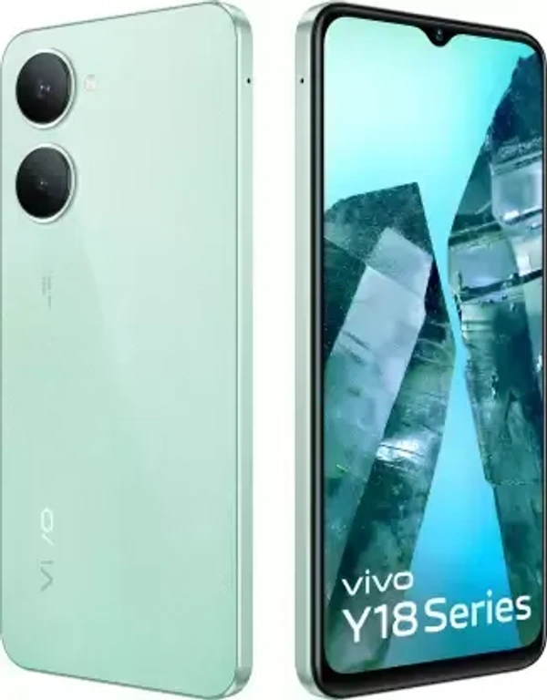 Vivo Smart Phone Y18i 4G (Gem Green, 64 GB)  (4 GB RAM) - Green