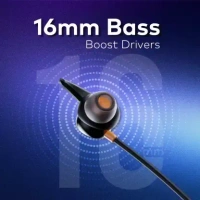 itel Itel ROAR 35PRO 20-Hrs Playtime, 13mm Bass Boost Drivers, Magnetic Earbuds & IPX5 Bluetooth  (Black)