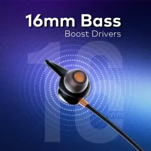 itel Itel ROAR 35PRO 20-Hrs Playtime, 13mm Bass Boost Drivers, Magnetic Earbuds & IPX5 Bluetooth  (Black)
