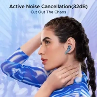 BOAT Boat Airdopes 191 ANC Active Noise Cancellation Bluetooth  (Pellucid Blue, True Wireless)