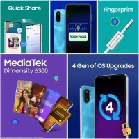 SAMSUNG Samsung Smart Phone Galaxy F06 5G, (6GBRAM, 128 GB Storage) (Lit Violet) - 6 GB, 128 GB