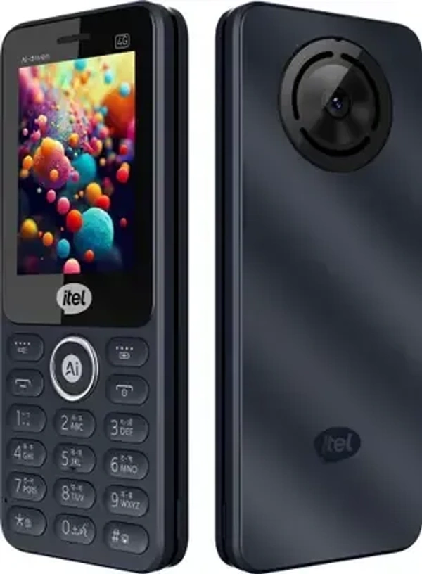 ITEL itel Super Guru 4G Pro | Dual 4G | Max 3" Display | Smart AI Voice Assistant | 1200 mAh Battery | Type-C Charger | Cloud App Support | Bluetooth | (Dark Purple)