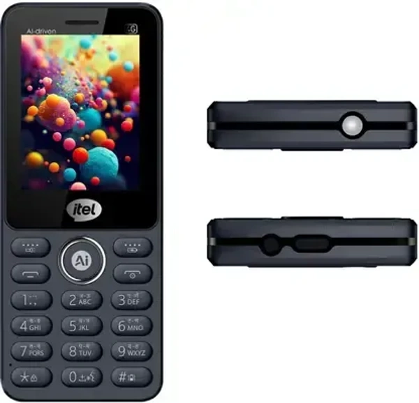 ITEL itel Super Guru 4G Pro | Dual 4G | Max 3" Display | Smart AI Voice Assistant | 1200 mAh Battery | Type-C Charger | Cloud App Support | Bluetooth | (Dark Purple)