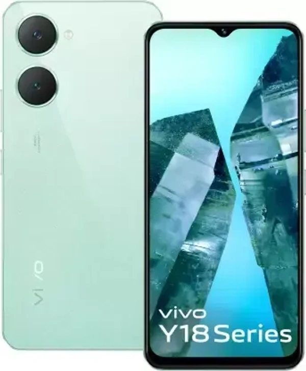 Vivo Smart Phone Y18i 4G (Gem Green, 64 GB)  (4 GB RAM) - Green