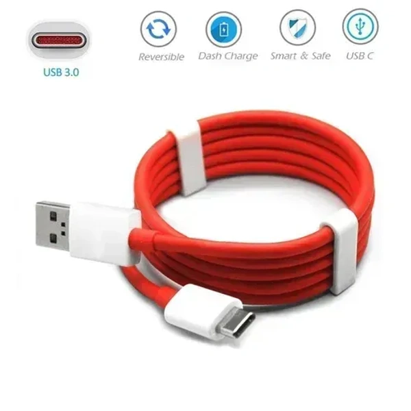 VEV Samsung Data Cable Fast Charging VOOC Support | Type-C | 85W Output | Super Charger (Red)