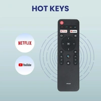 VEV Haier Smart TV Remote Compatible With Haier Smart TV With Hot Keys Netflix, YouTube (BLACK)