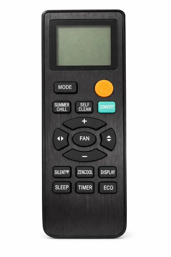 VEV Vise Sansui & Akai AC Remote Compatible For Vise Sansui & Akai AC (BLACK)