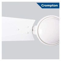 Crompton Brizair 600 MM (24 inch) 4 Blades Anti Rust Small Ceiling Fan (Brown) - White
